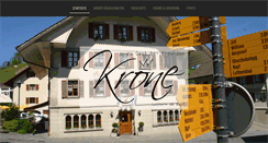 Desktop Screenshot of kroneluthern.ch